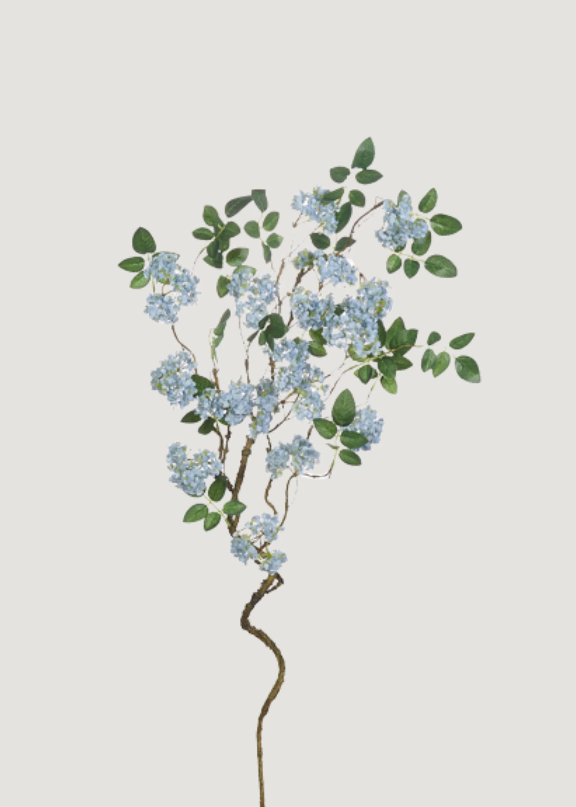 Faux Blossom Branch in Blue | Artificial Spring Flowers | Afloral | Afloral