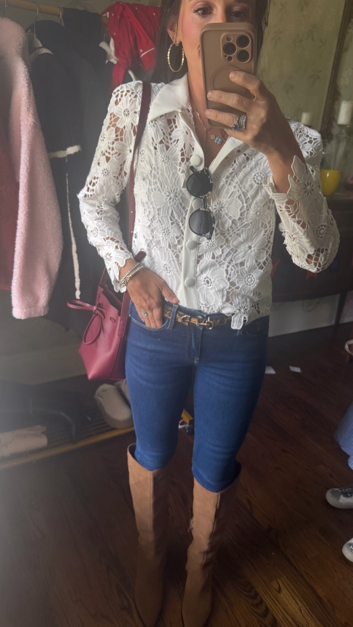 wore to shop with my friends !! this top is old but i linked similar 💕💖

#LTKmomlife #LTKdayinmylife #LTKSeasonal