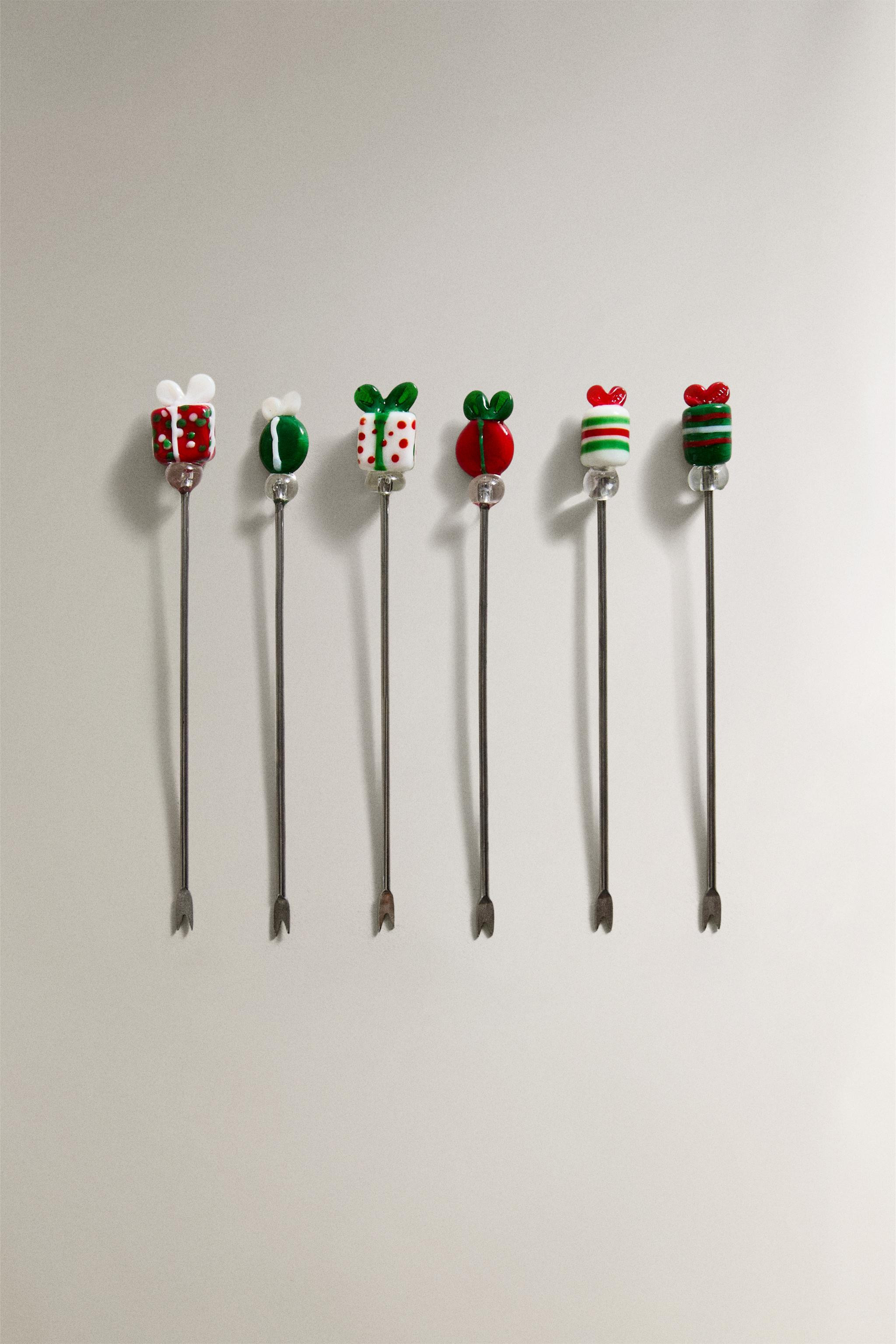 SET OF CHRISTMAS GIFT SKEWERS (SET OF 6) | Zara Canada