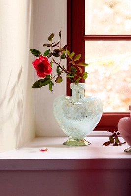 Glass Heart Bud Vase | Anthropologie (US)