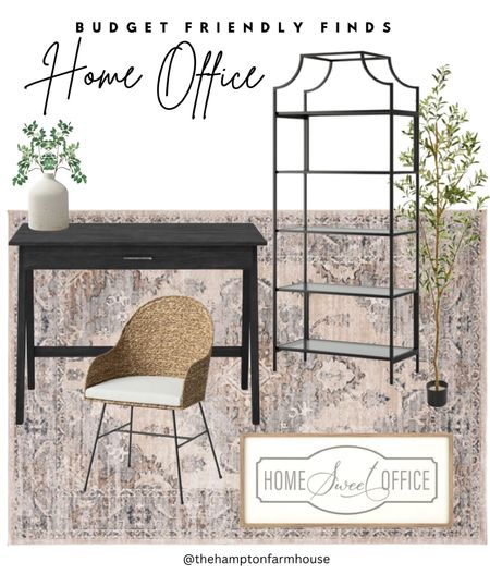 Office | Home Office | Desk | Area Rug | Neutral Home | Under $150 | Furniture 

#LTKhome #LTKstyletip #LTKfamily