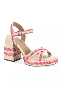 Crown & Ivy™ Carlita Trimmed Sandals | Belk
