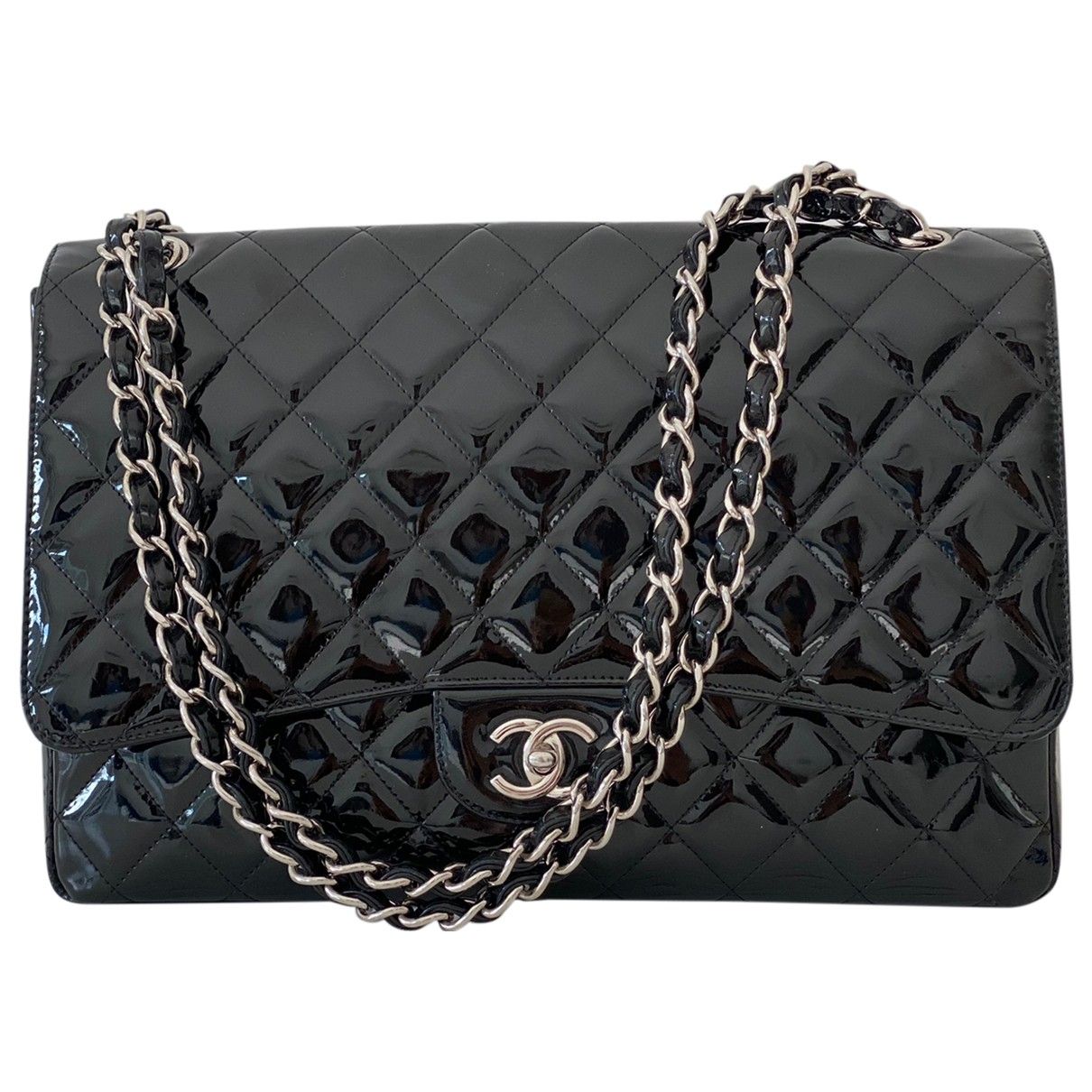 Chanel Timeless/Classique patent leather crossbody bag | Vestiaire Collective (Global)