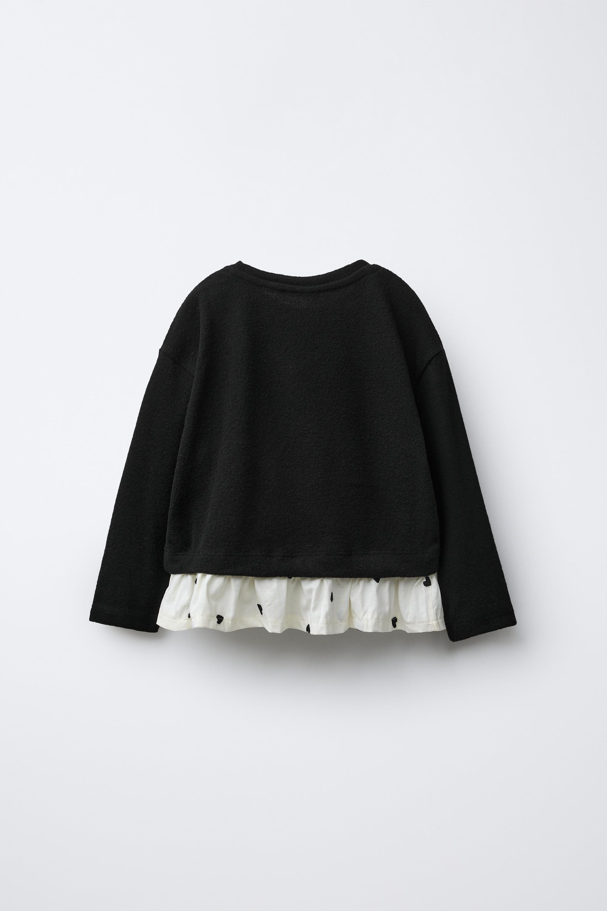 SOFT TOUCH T-SHIRT WITH BOW AND HEARTS | Zara US