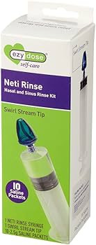 EZY DOSE Sinus and Allergy Relief Syringe, Nose Rinse for Home or Travel, Nasal Irrigation for Si... | Amazon (US)