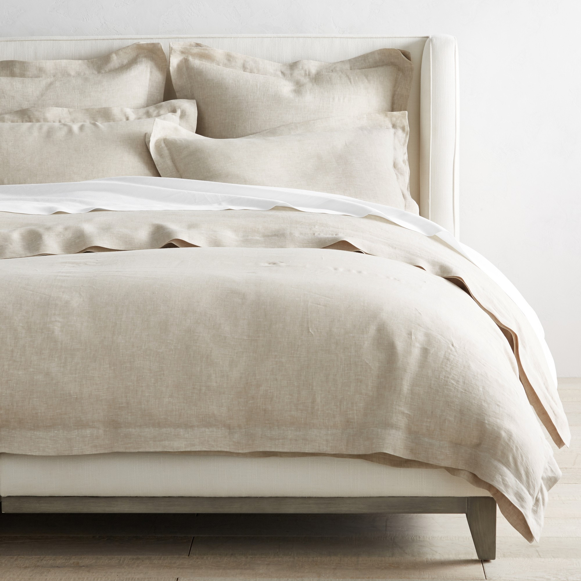 Chambers® Linen Duvet Cover &amp; Shams | Williams-Sonoma