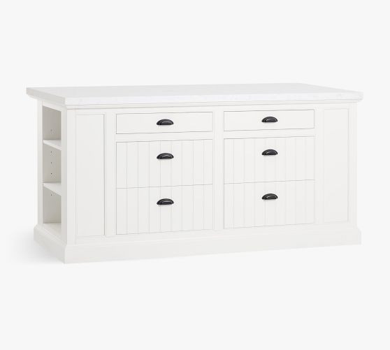 Aubrey Storage Kitchen Island | Pottery Barn (US)