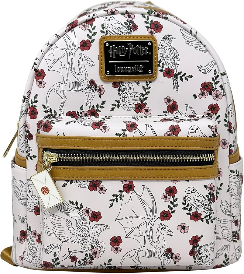 Loungefly Harry Potter Hedwig Magical Creatures Double Strap Shoulder Bag Purse | Amazon (US)