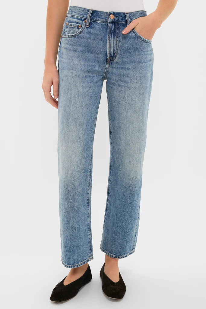 Metropolis Lexi Mid Rise Bowed Straight | Tuckernuck (US)