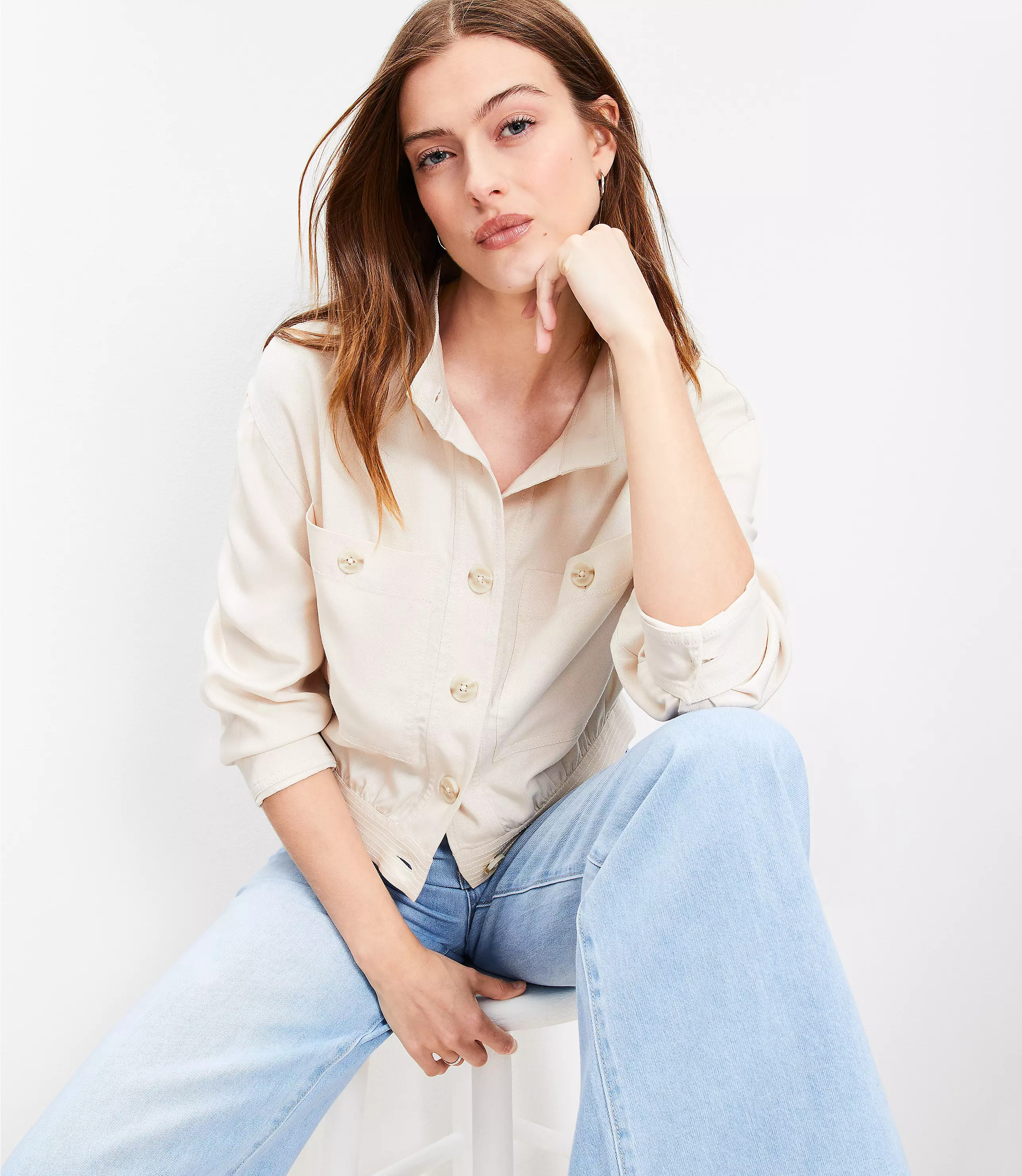 Fluid Bomber Jacket | LOFT