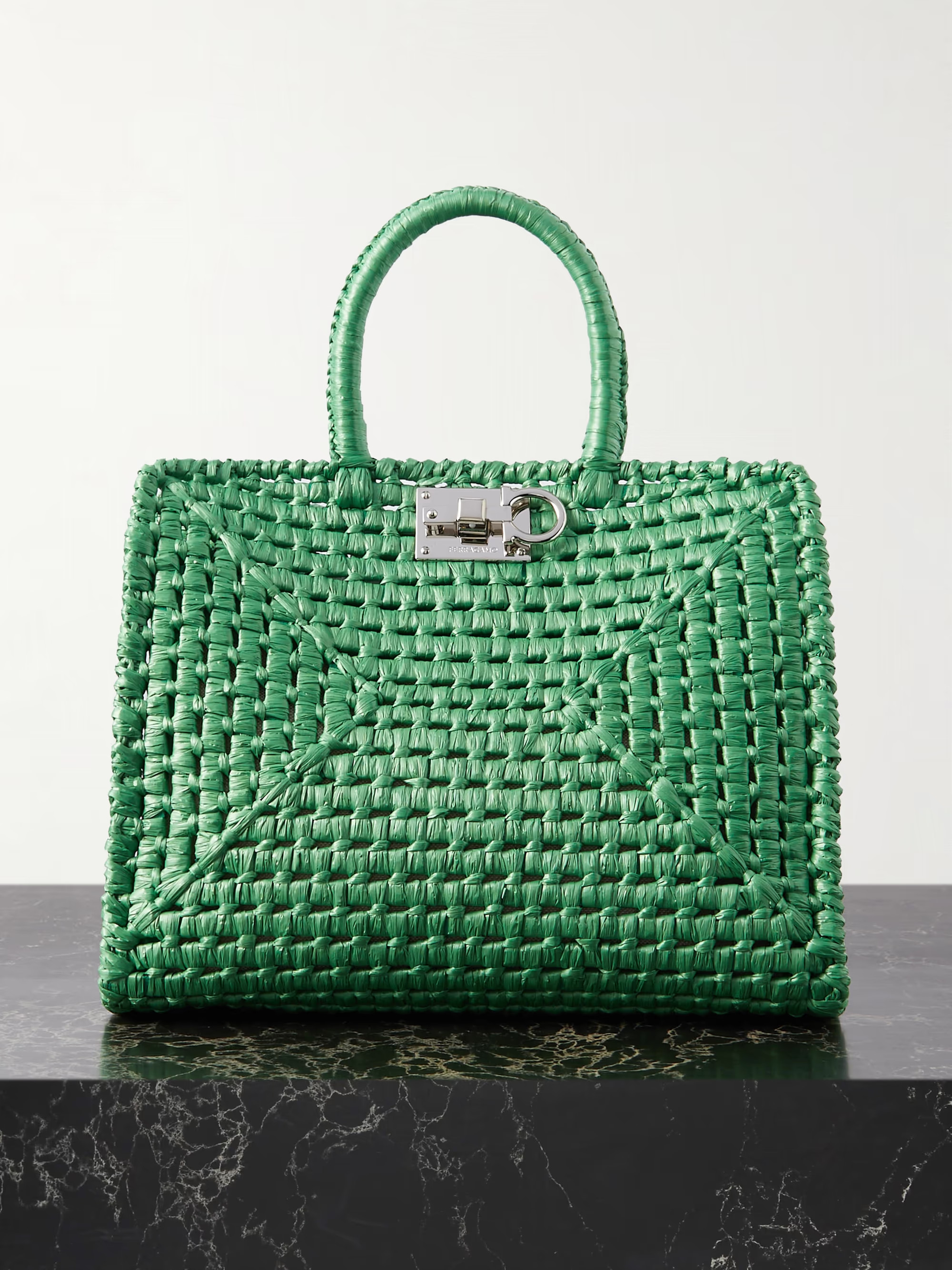 Studio raffia tote | NET-A-PORTER (UK & EU)