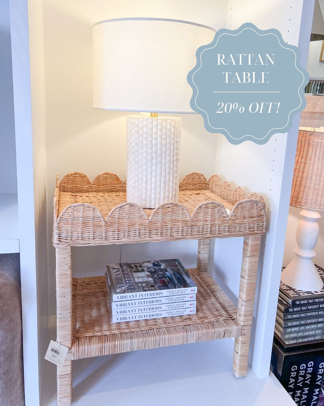 Serena & LIly's Labor Day sale has kicked off and this gorgeous scalloped side table is currently 20% off!! 
- 
coastal home decor, woven side table, scalloped decor, rattan side table, coastal furniture, beach house furniture, bedroom furniture, living room furniture, coastal side table, serena & lily side tables, living room side table, living room end table, white lamps, coastal lamps, designer lamps, modern coastal home, labor day sales, labor day home sales

#LTKSaleAlert #LTKStyleTip #LTKHome