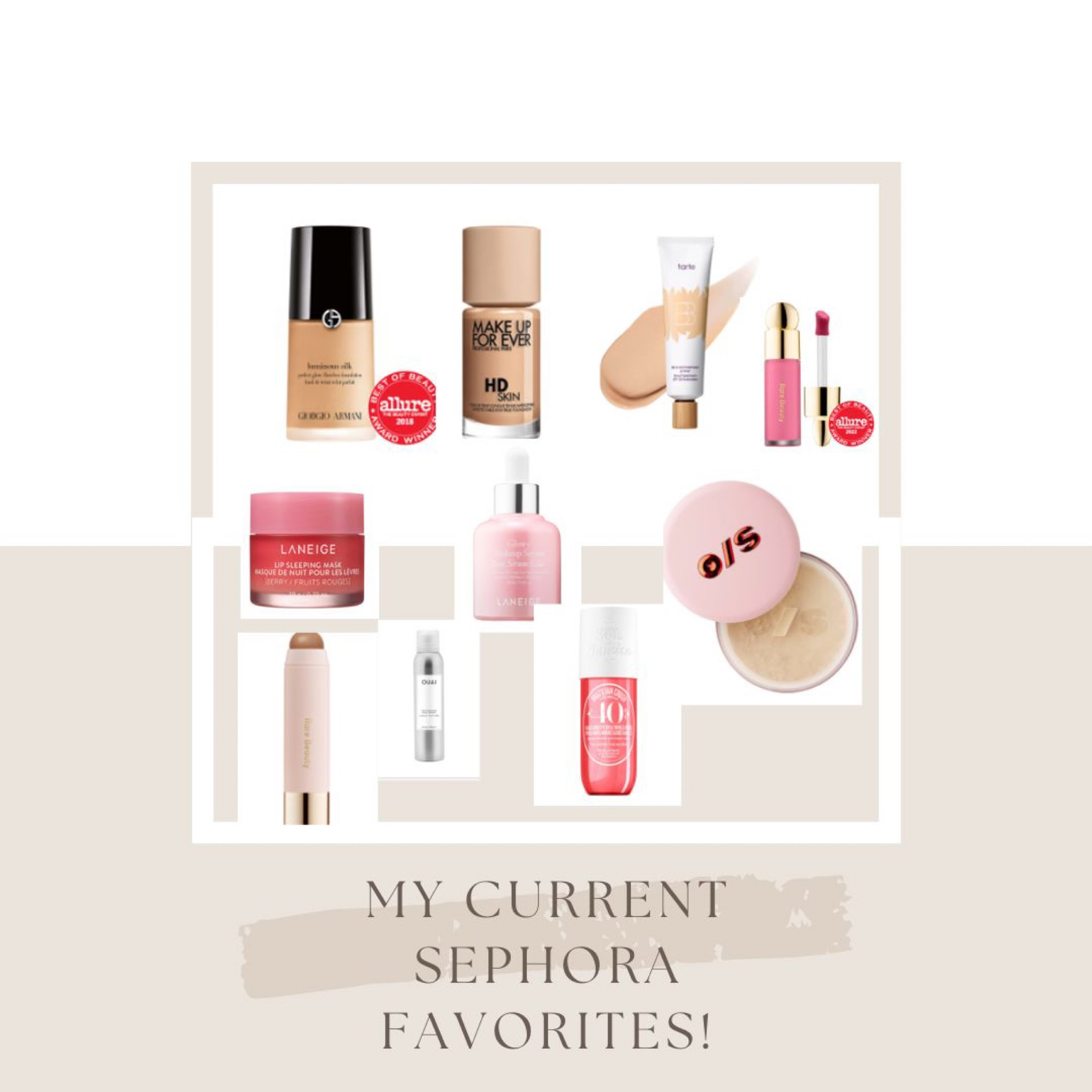 My current Sephora favorites!

#LTKSeasonal
