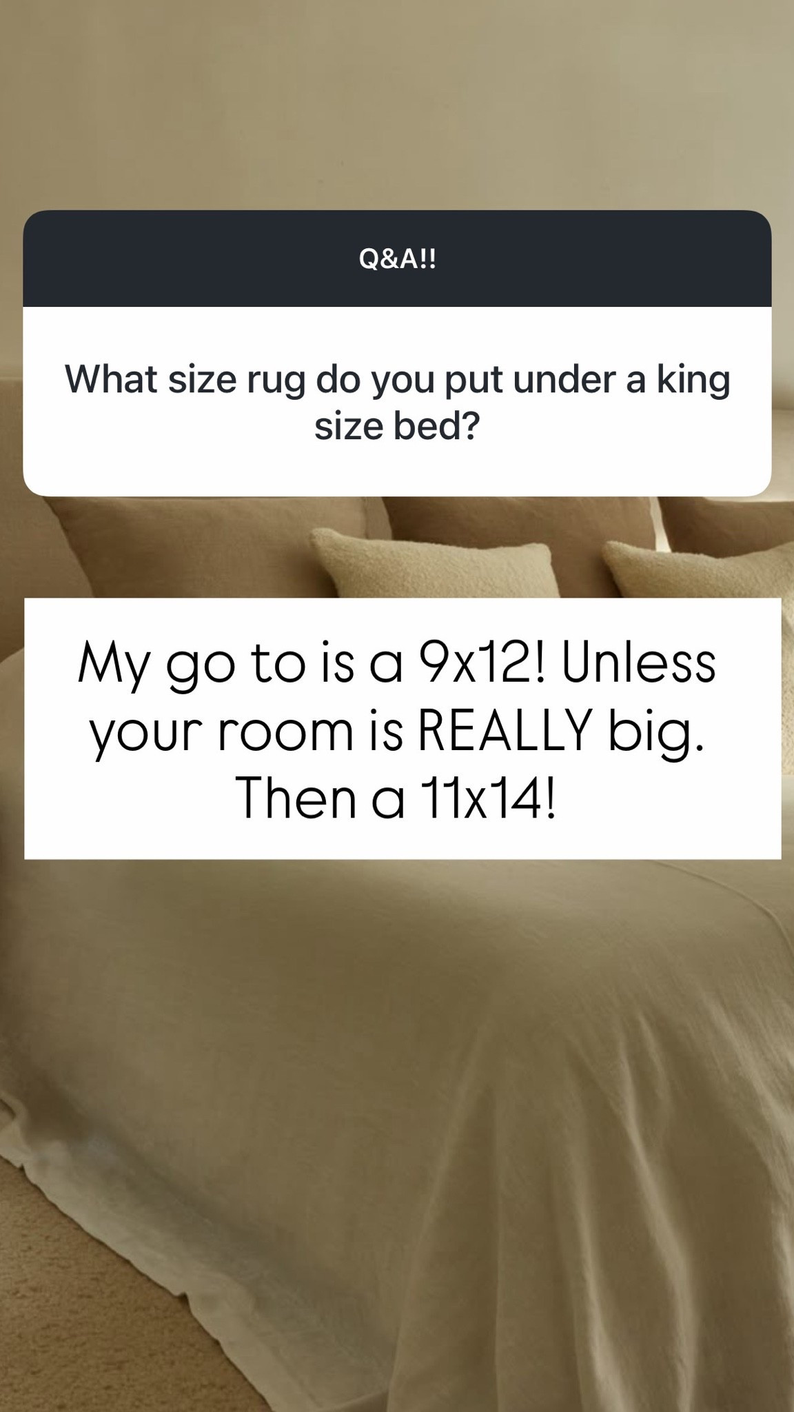 King bed!