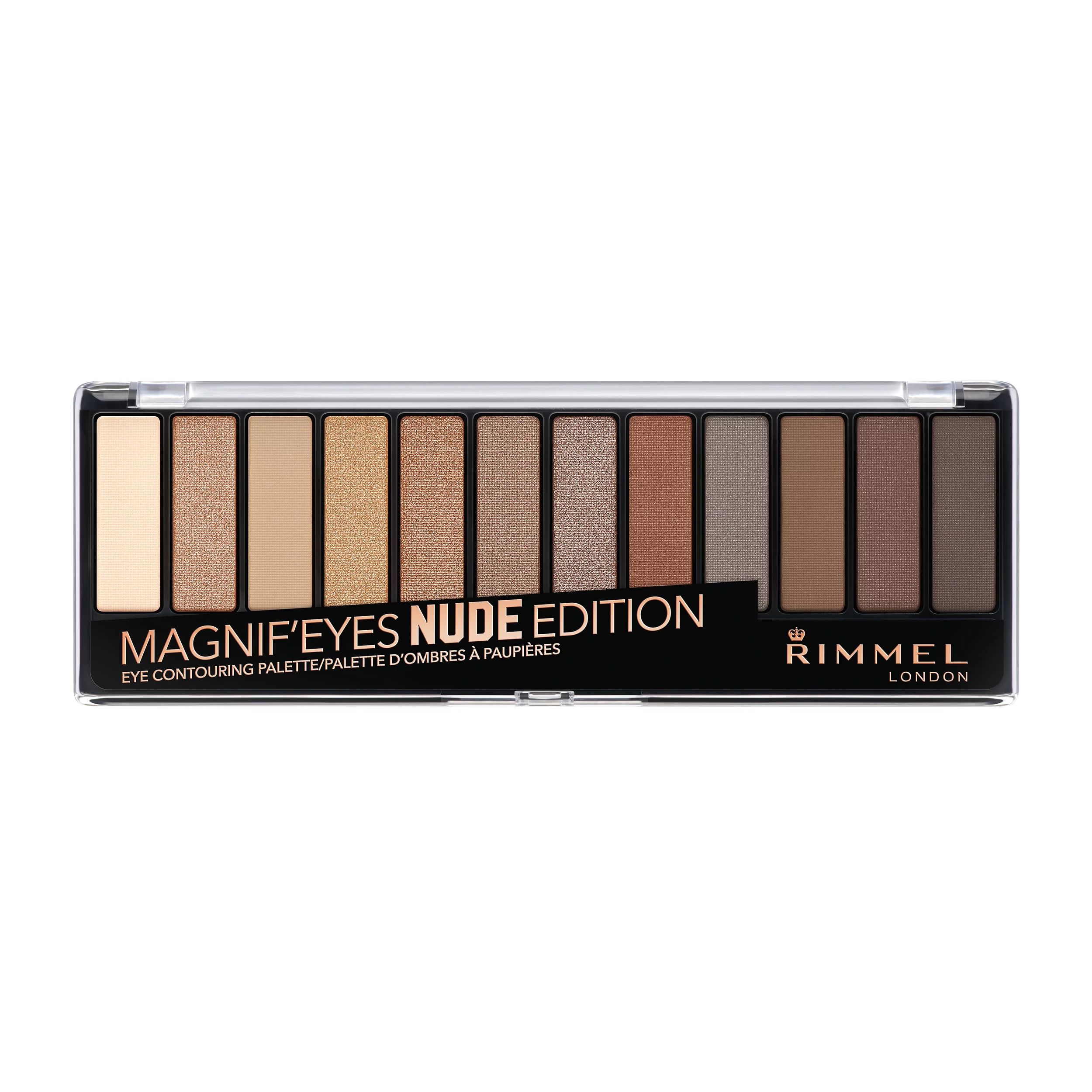 Rimmel London Magnif'eyes Eyeshadow Palette, Nude, 0.5 oz - Walmart.com | Walmart (US)