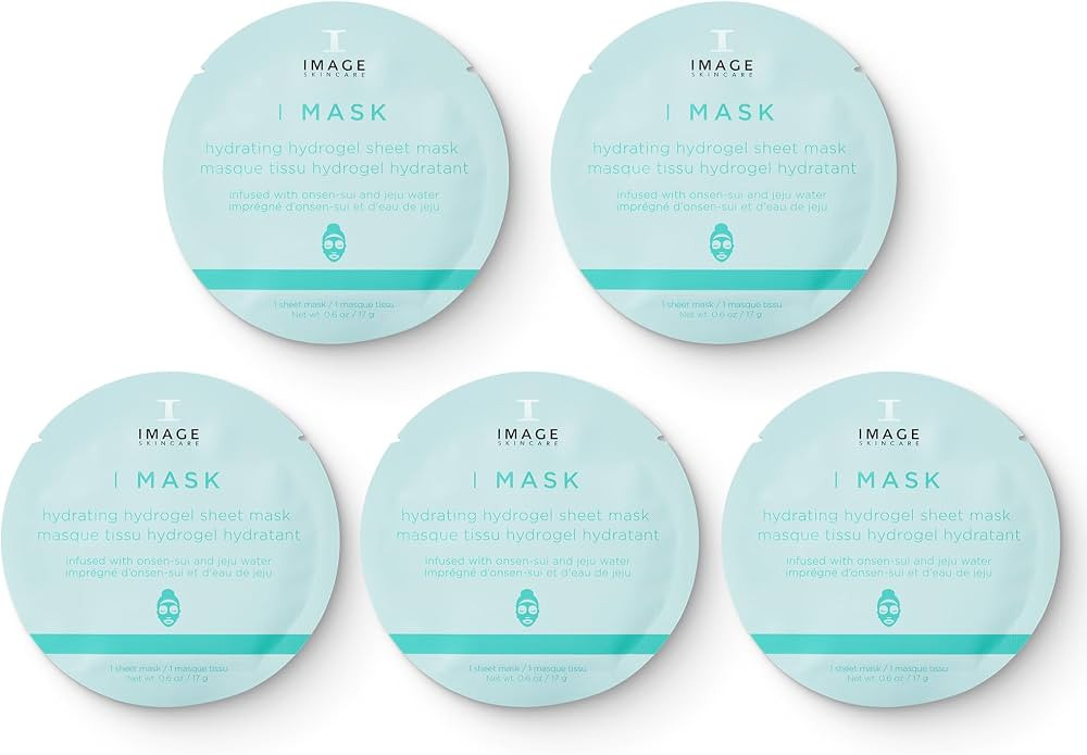 IMAGE Skincare, I MASK Hydrating Hydrogel Sheet Mask, Hyaluronic Acid Hydro Facial Mask, Refreshi... | Amazon (US)