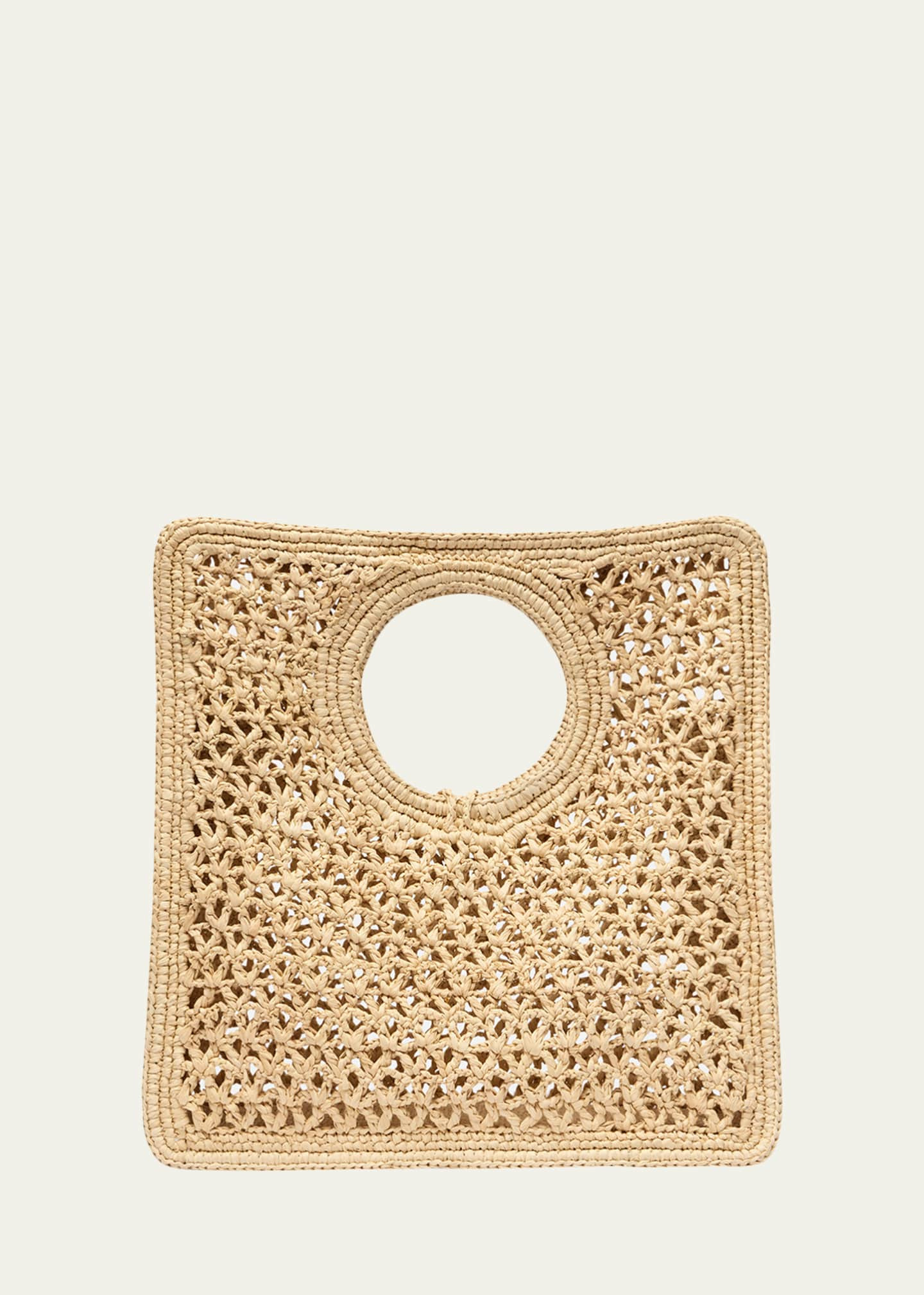 Jacquemus Le Petit Carre Raffia Top-Handle Bag | Bergdorf Goodman