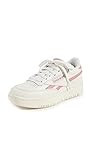 Reebok Women's Club C Double Sneaker, Chalk/Smokey Rose, 7 | Amazon (US)