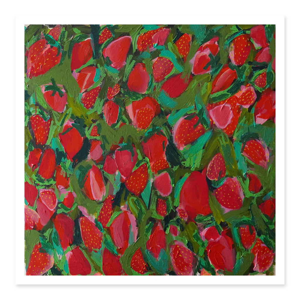 Strawberries Print | ALEX'S Art and Objects