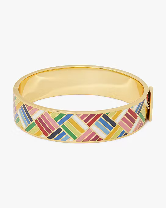 Patchwork Enamel Bangle | Kate Spade (US)