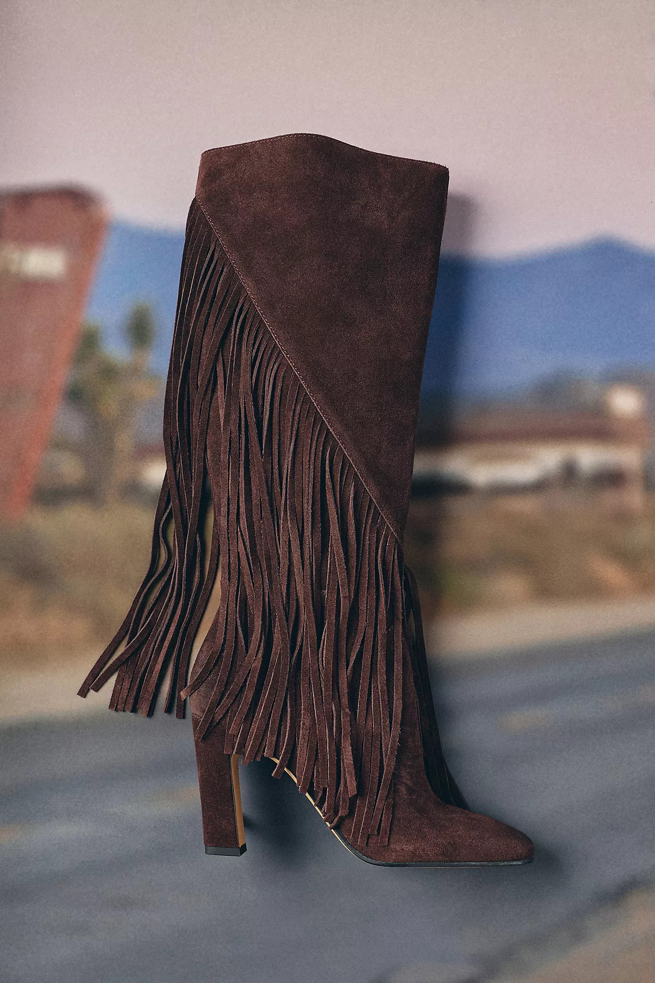 Dolce Vita Giano Suede Fringe Boots | Anthropologie (US)