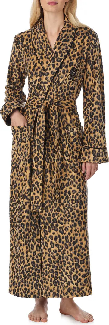 Monogram Fleece Robe | Nordstrom