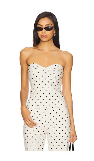 Soho Top in Beige & Black | Revolve Clothing (Global)