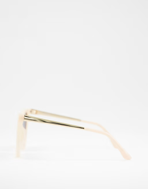 Quay cat eye sunglasses in blush fade | ASOS (Global)