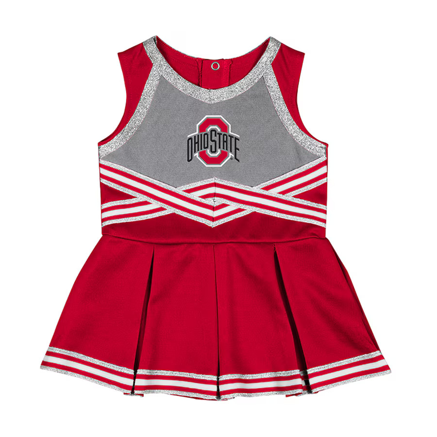 Ohio State Buckeyes Colosseum Girls Infant Lollipop Park Cheer Dress - Scarlet | Fanatics