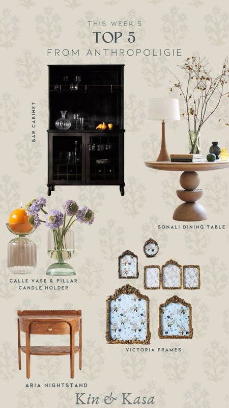 Here are my Top 5 from Anthropologie this week! 

Click the images down below to shop now! 
#homedecor #livingroom #dining
#anthropoligie

#LTKfindsunder100 #LTKhome #LTKstyletip