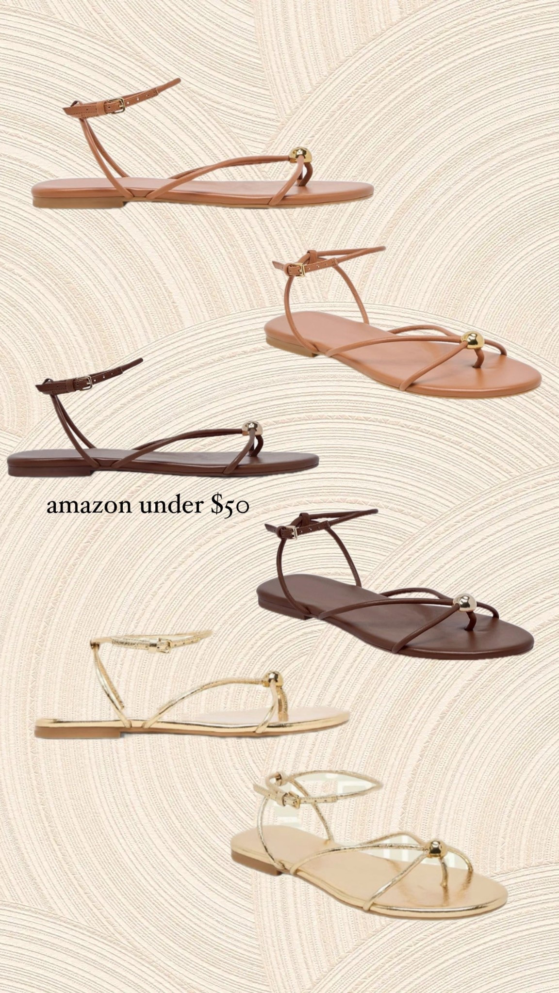 Amazon designer inspired sandals under $50

#LTKFindsUnder50 #LTKFindsUnder100