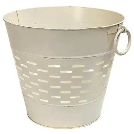 Farmhouse White Olive Bucket 12 Inch Cwi Gifts Gv8850Lw1 | Walmart (US)
