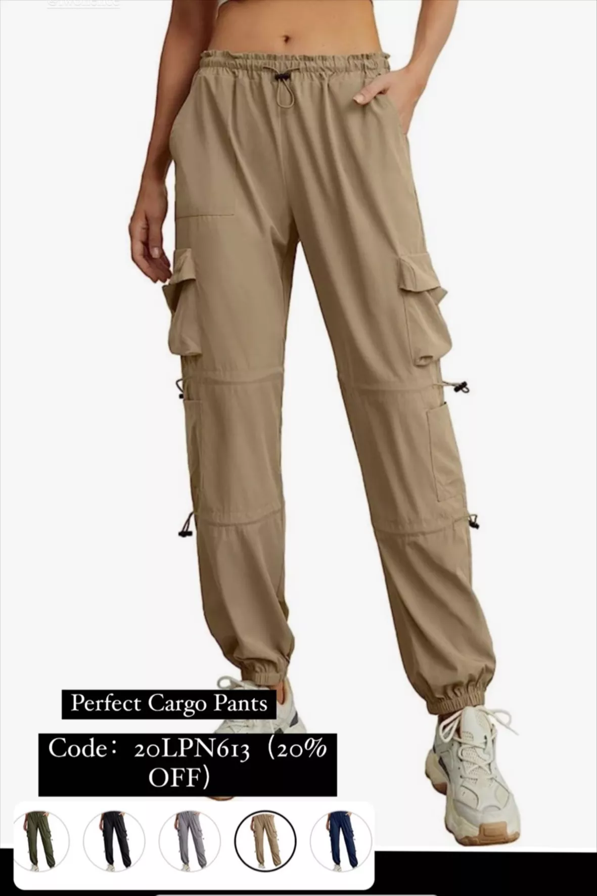 Women's Cargo Parachute Pants - … curated on LTK