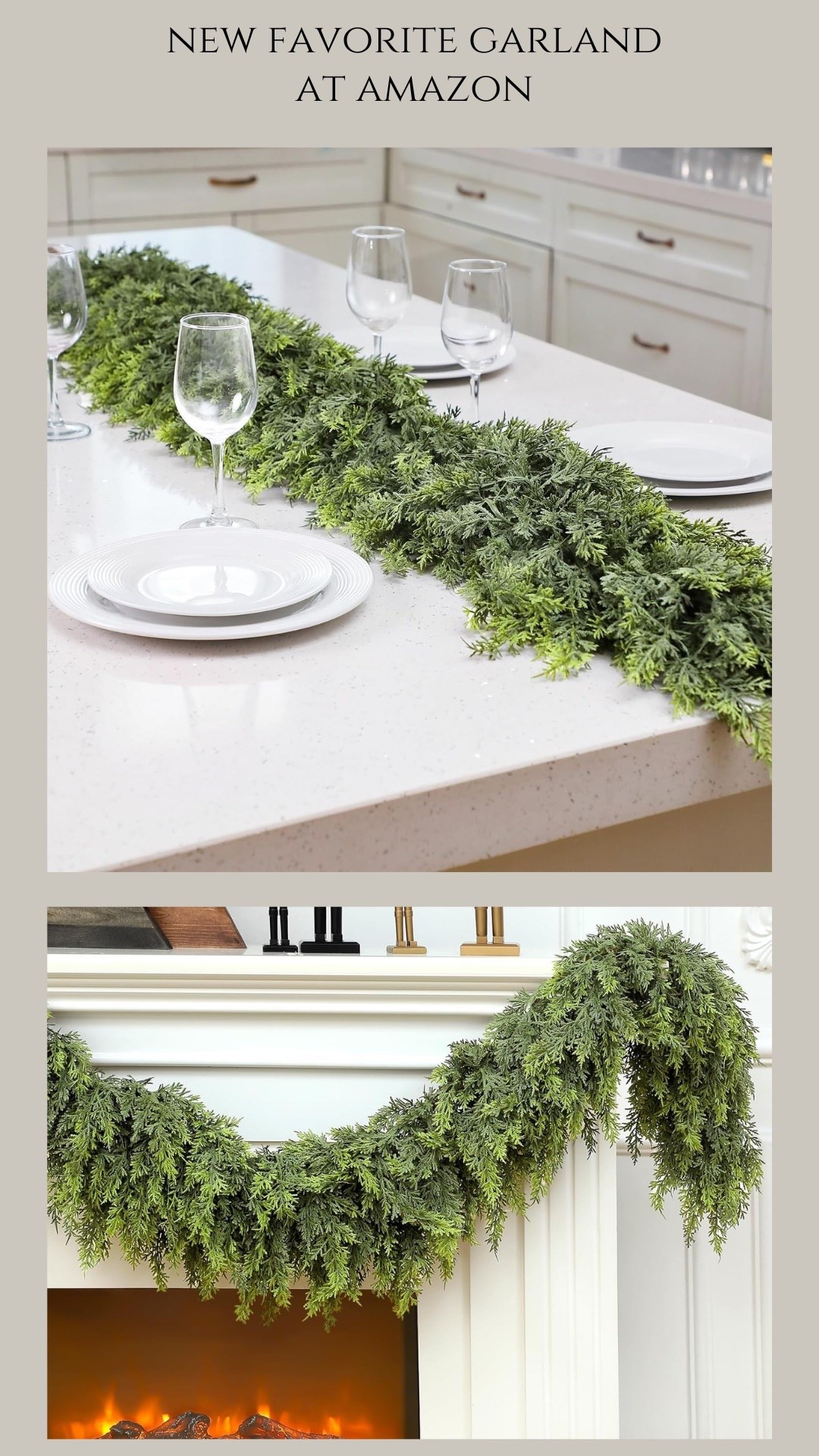 I just took this Amazon garland out of the packaging and went and bought two more!  Thick, realistic colors, and drapes beautifully!

#LTKSeasonal #LTKHome #LTKFamily