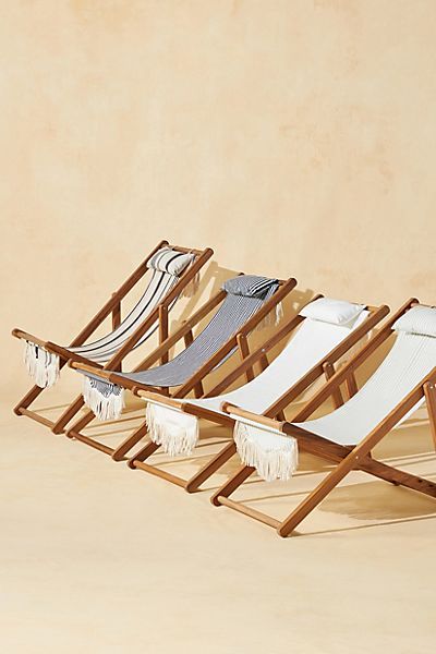 Soleil Beach Sling Chair | Anthropologie (US)