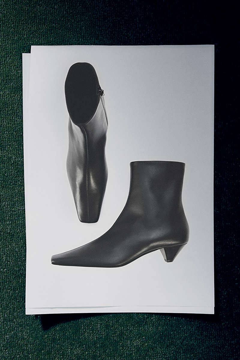 HomeShoes SQUARE-TOE LEATHER ANKLE BOOTS | COS (EU)