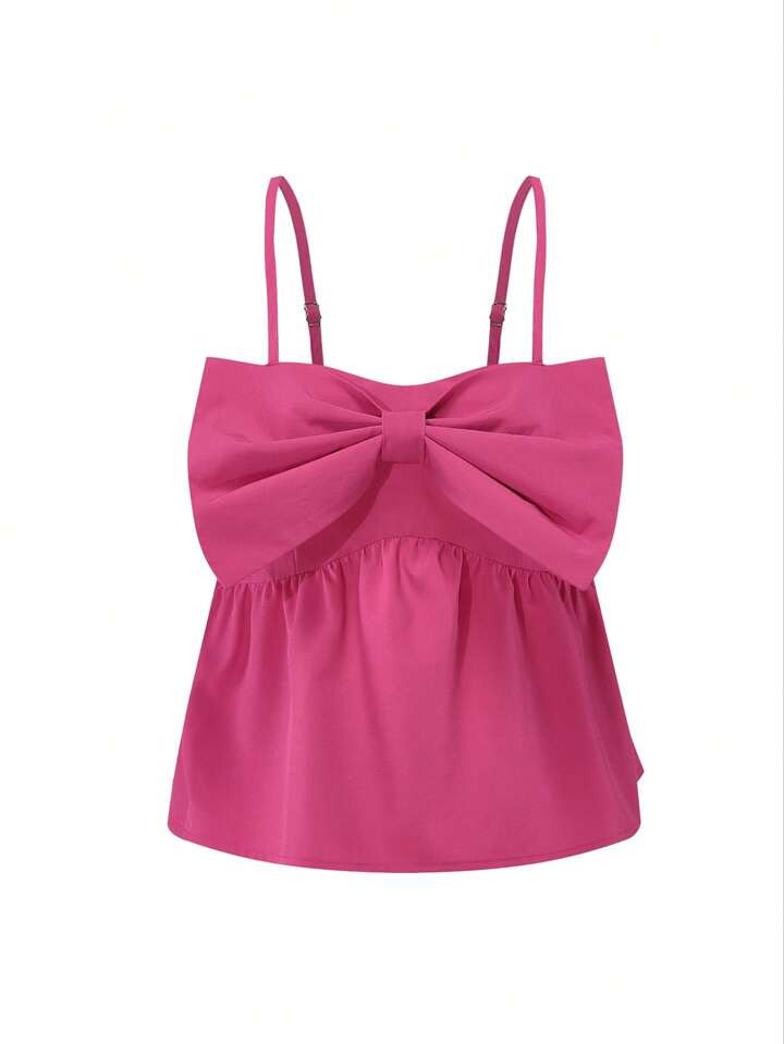SHEIN MOD Bow Front Cami Top | SHEIN