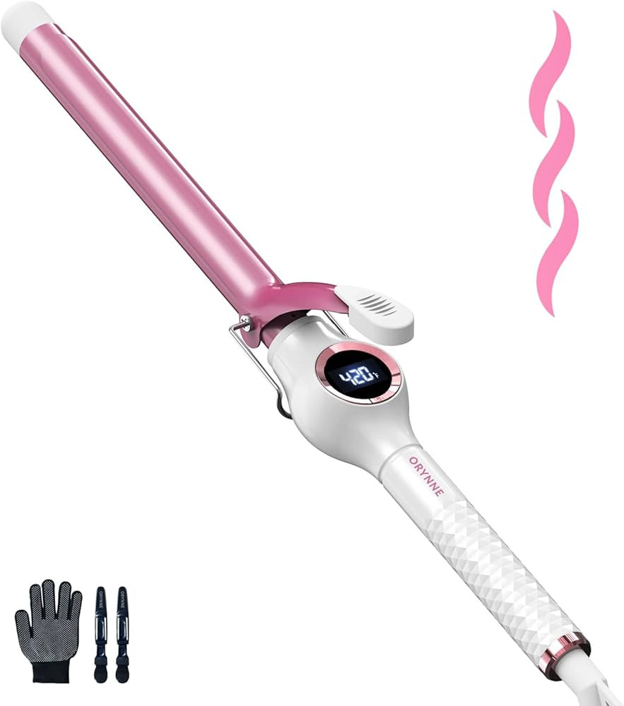 ORYNNE 3/4 Inch Curling Iron for Tighter Curls, Long Barrel Ceramic Curling Iron 3/4 Inch Barrel,... | Amazon (US)