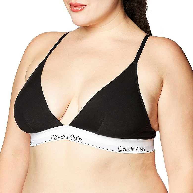 Calvin Klein Women's Modern Cotton Triangle Bra | Amazon (US)