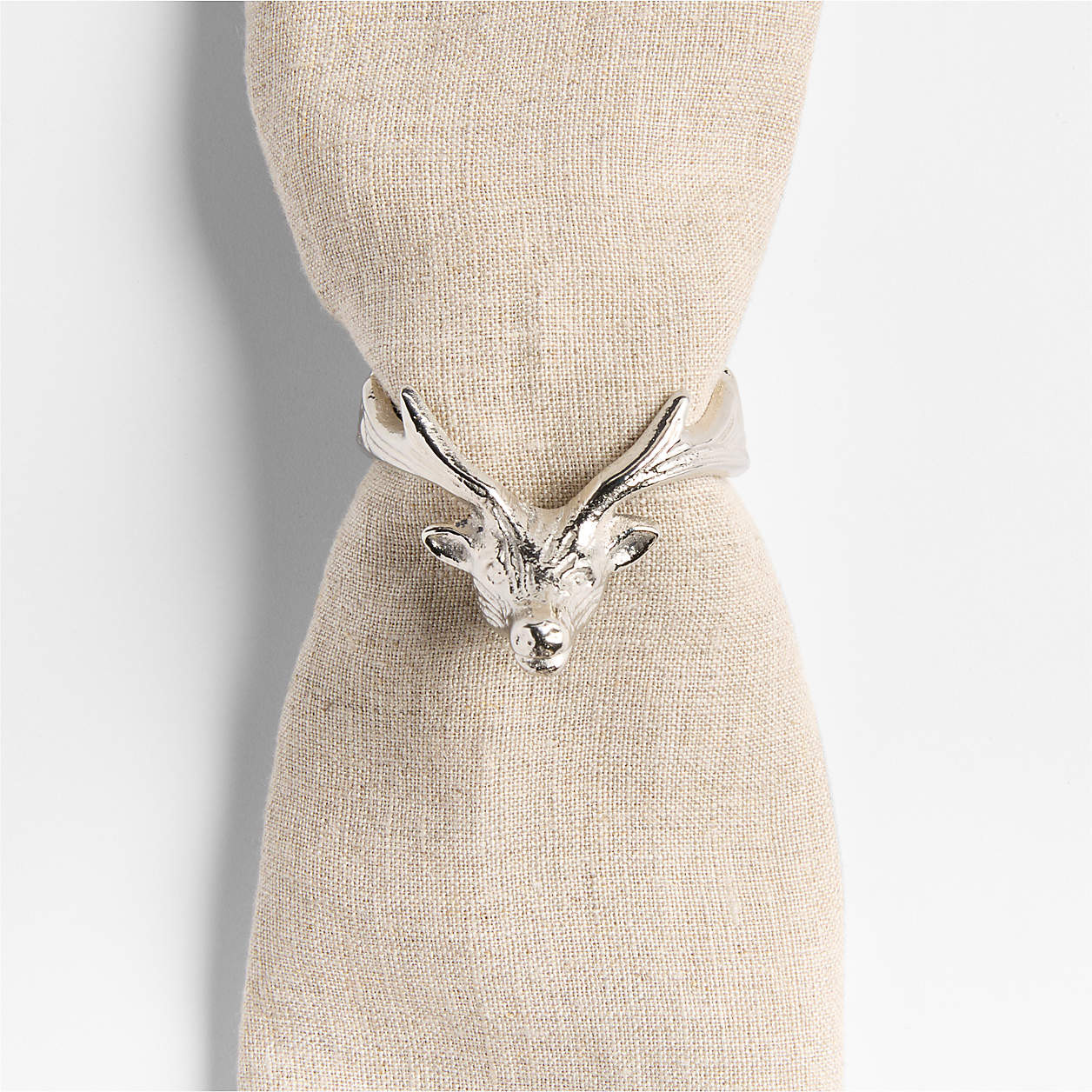 Deer Napkin Ring + Reviews | Crate & Barrel | Crate & Barrel