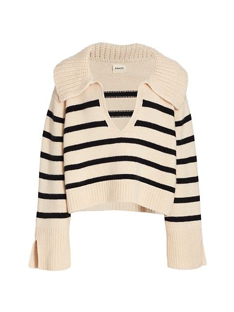 Evi Striped Cashmere Sweater | Saks Fifth Avenue