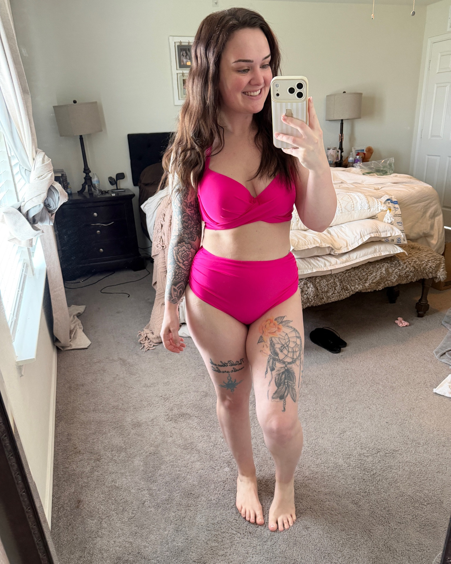 The perfect curvy girl swimsuit. Wore this bikini to the waterpark today and it was so supportive and flattering. Amazing price too on Amazon!

#LTKSeasonal #LTKSwim #LTKTravel