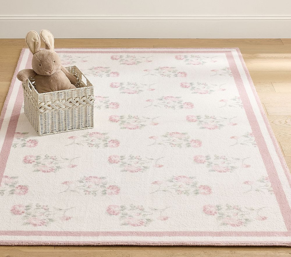 Bria Hammel Rose Rug | Pottery Barn Kids