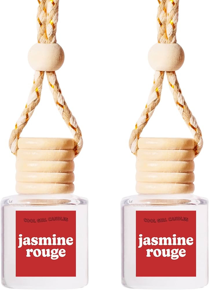 COOLGIRLCANDLES Jasmine Rouge Car Air Hanging Fragrance Oil Diffuser Car Air Freshener Diffuser f... | Amazon (US)