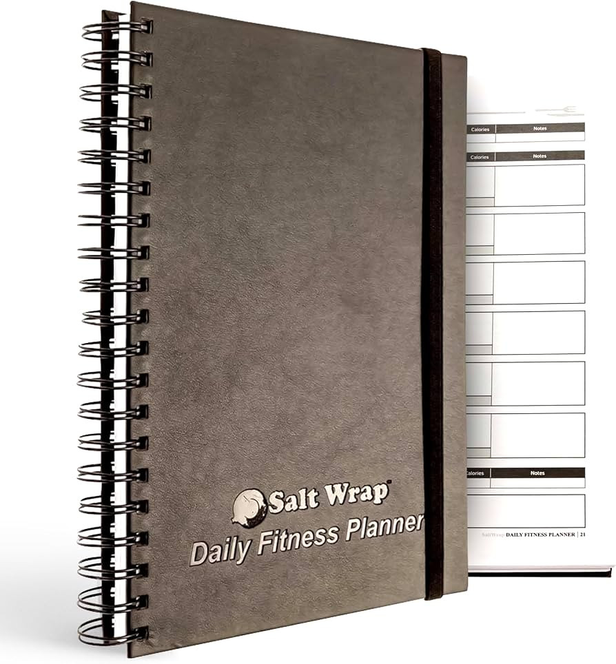 SaltWrap Daily Fitness Planner – Workout Planner & Log Book – Exercise Gym Notebook – Welln... | Amazon (US)
