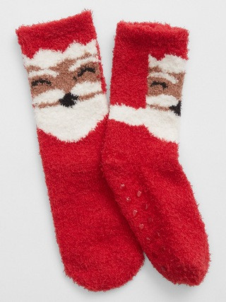 babyGap Santa Claus Cozy Socks | Gap Factory
