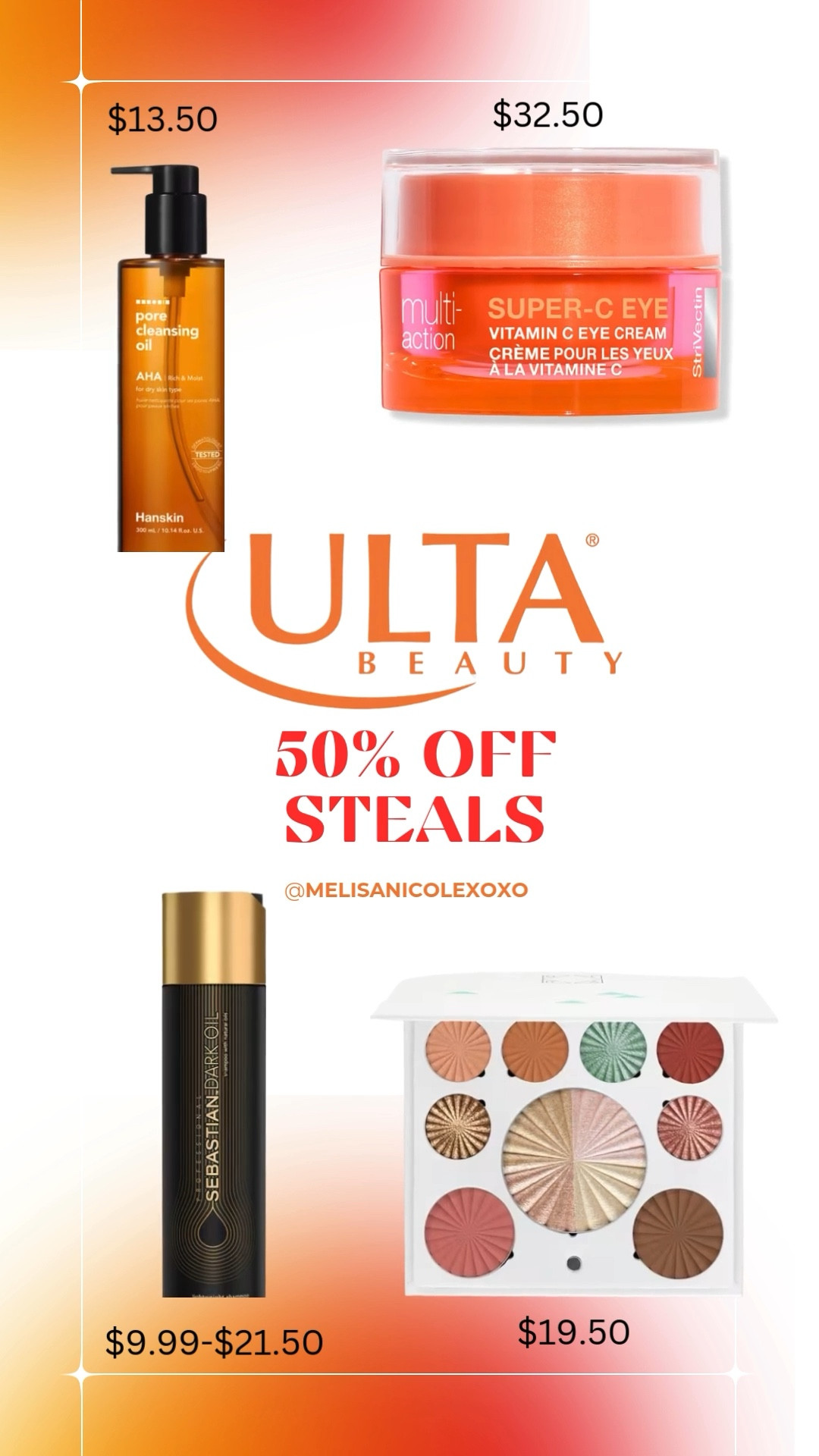 📢 Wednesday, March 26th DEAL ALERT! 🚨 Ulta Beauty’s 21 Days of Beauty is here, and today’s must-have steals are 50% off! 😍 This deal is today only, so don’t wait! 🛍️✨ #UltaBeauty #21DaysofBeauty #BeautySteals

#LTKWatchNow #LTKSaleAlert #LTKBeauty