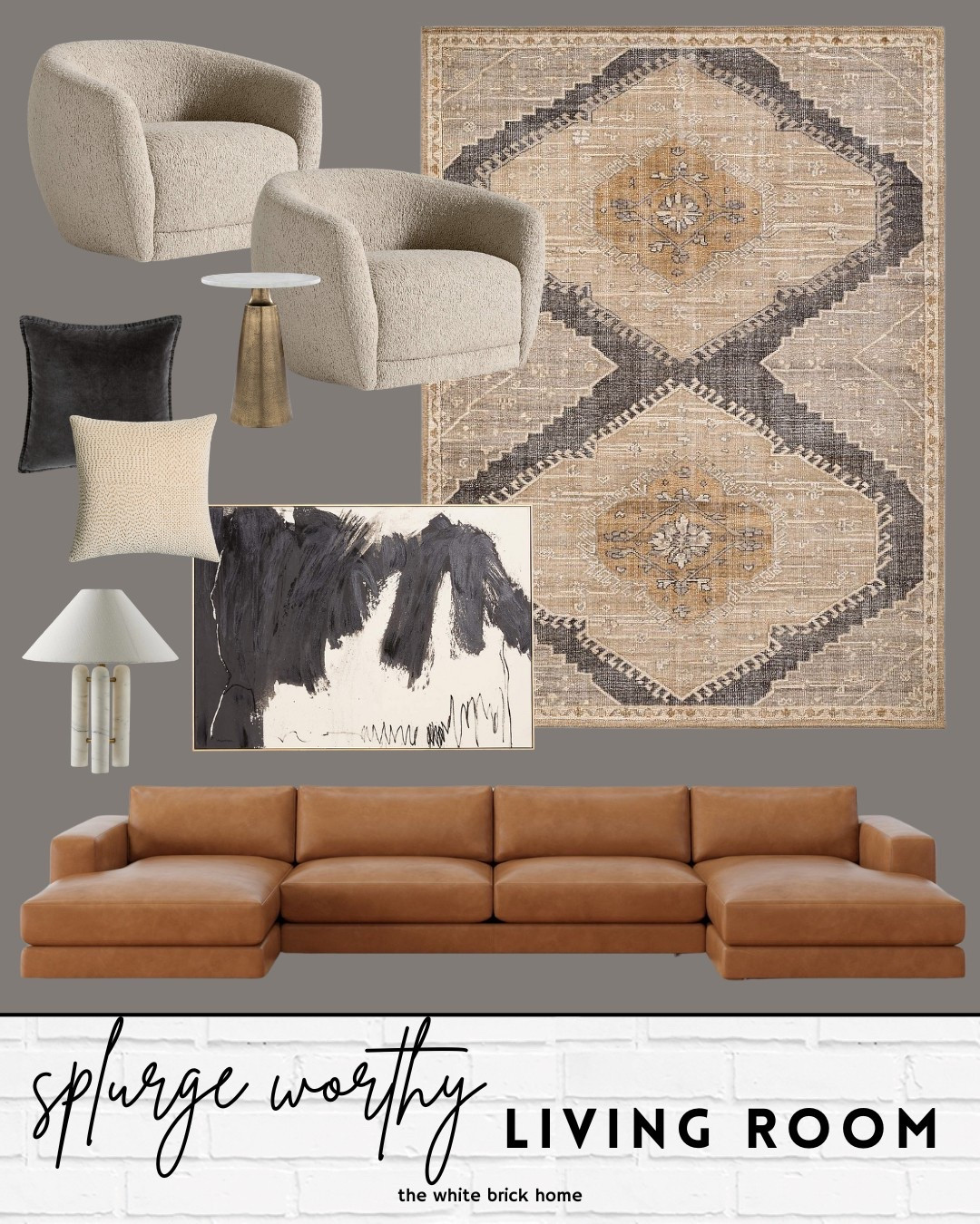 I love the colors in this rug - it would be beautiful paired with leather, too! 

Living room, living room decor, living room rug, living room sofa, living room chairs, accent chairs, accent table, wall art, table lamp, throw pillows, sectional, leather sectional, area rug, living room rug, living room inspiration, living room furniture, living room ideas, home decor, home accents, home accessories, pottery barn living room, crate and barrel, pottery barn sectional. 

#LTKHome #LTKOver40 #LTKSaleAlert