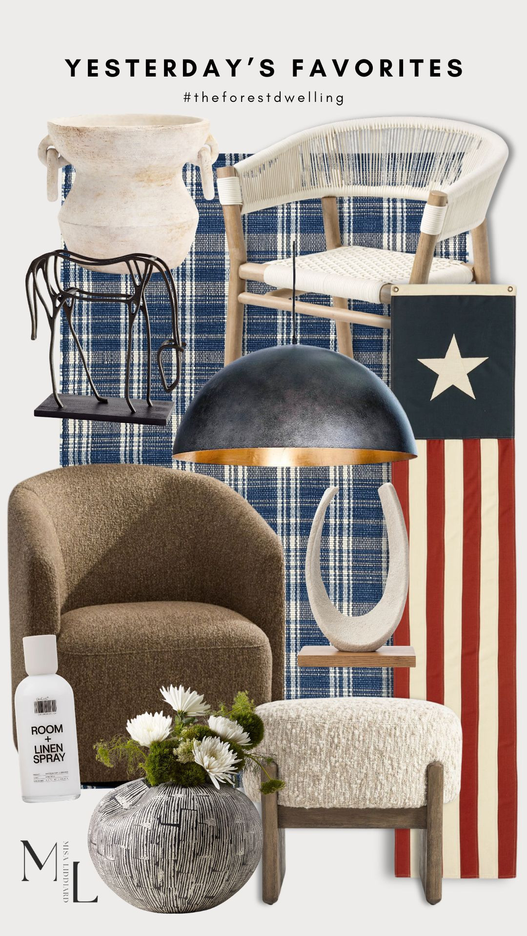 Yesterday's faves! Several of these pieces are currently styled on the built-in shelves in my great room. The Horse Object, Arnette Vase, and Sergio Object.  The Cabrillo II Acacia Wood and Rope Outdoor Dining Chairs come in a set of 2. The Rowan outdoor rug is perfect for the Fourth of July! 

 #LTKdayinmylife #LTKSeasonal #LTKHome