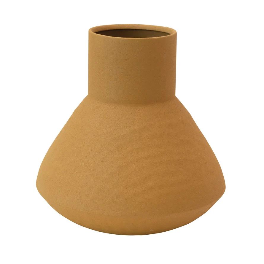 Mustard Textured Vase | Sweenshots Studios
